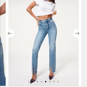 Good American Slit Jean Size 27